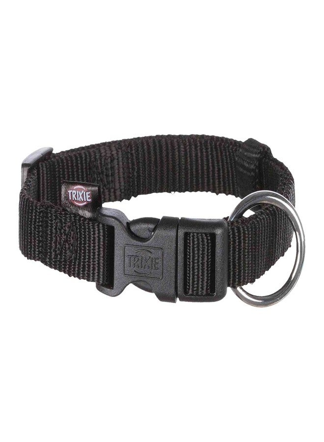 Trixie Classic Collar, Large - X-Large (Black) - Image 1